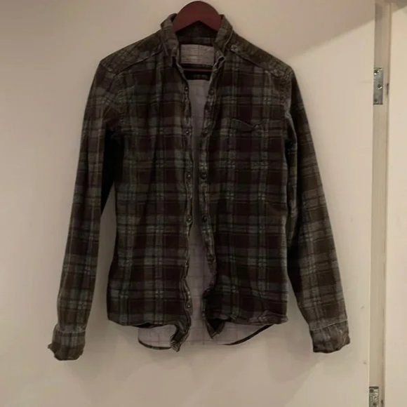 all saints plaid shirt - Picture 1 of 5